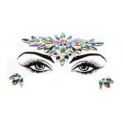 sengpan Rhinestones for Face Glitter for Face Stickers on Face Temporary Tattoos for Women Temporary Tattoos Fake Tattoo Tattoo Sticker