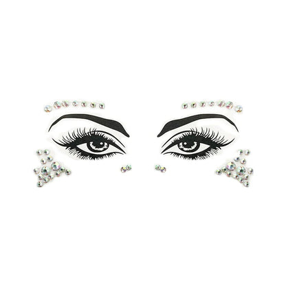 sengpan Rhinestones for Face Glitter for Face Stickers on Face Temporary Tattoos for Women Temporary Tattoos Fake Tattoo Tattoo Sticker