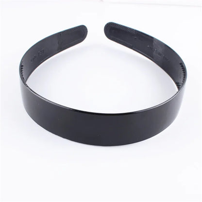 sengpan Black Metal Wavy Headband Men Women's Hair Band Head Hoops Bands Headwear Sport Headbands Hairband Bangs Holder Hair Accessories