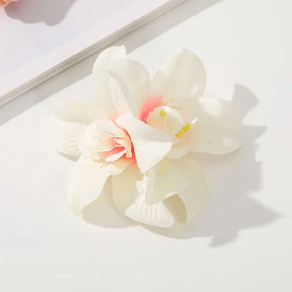 sengpan Bohemia Canna Flowers Samll Hair Clips Hawaii Bridal Flowers Hair Clips Hairpins Barrette For Wedding Hair Accessories