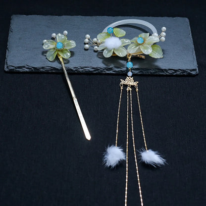 sengpan Chinese Style Hairpin Fashion Retro Style Hair Stick Flower Vintage Hairwear Female Hair Accessories Styling Tools Headdress