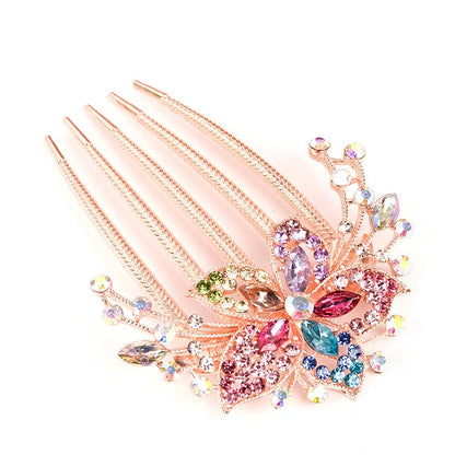 sengpan Women Bridal Rhinestone Hair Combs Clips Wedding Hair Accessories Hair Pin Bride Barrette Hair Tiara Jewelry Accessories