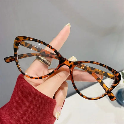 sengpan Women Anti Blue Rays Glasses Fashion Cat Eye Computer Goggles Big Frame Eyeglasses Care Blue Light Blocking Eyewear