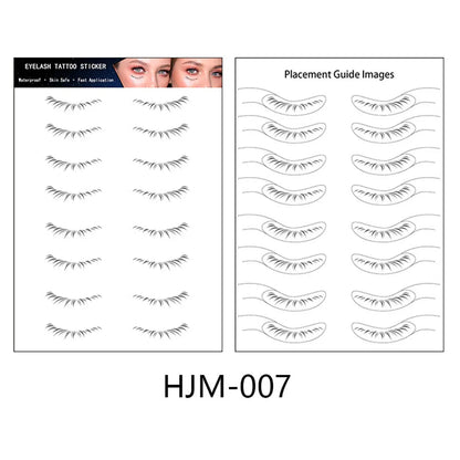 sengpan Lower Eyelash Tattoo Patch Flat Lazy Makeup Tool Enlarge Disposable Your Symmetrical Eyes Tattoo Beauty Sticker Tool Eyelash