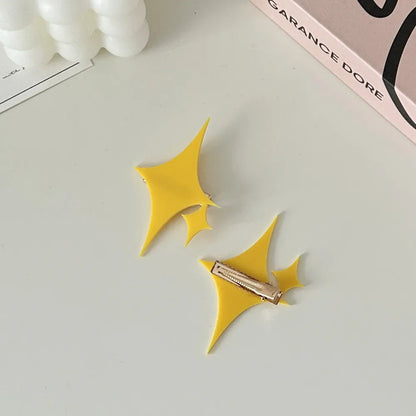 Dospita 2pcs Sweet Cartoon Star Hairpins for Women Revue Starlight Kagura Hikari Cosplay Star Hair Clips Headwear Girls Hair Accessories