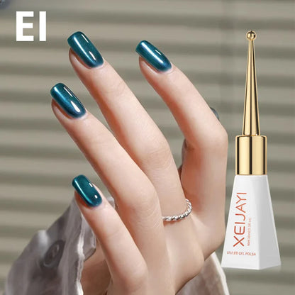 sengpan Magnetic Gel Purple Color Reflective Glitter Cat Eye Gel Polish 자석젤  Semi-permanent Nail Polish UV Venalisa for Manicure