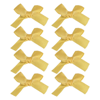 sengpan 8pcs Bowknot Hair Clip Sweet Ballet Ribbon Bow Hairpin Bang Clip Korean Girl Mini Bobby Pin Grab Female Color Ballet Headwear