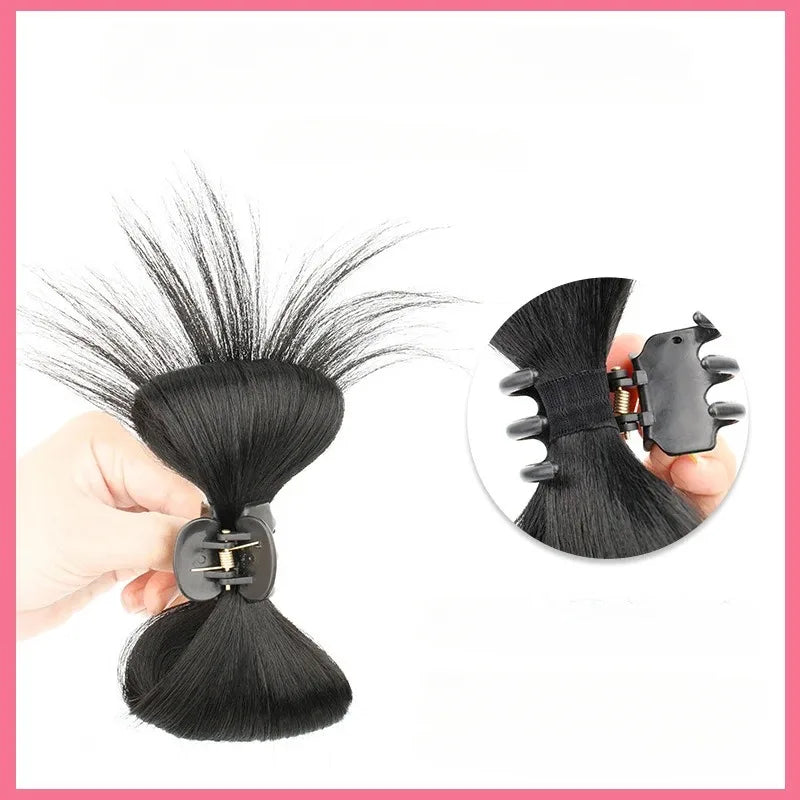 sengpan Wig High Ponytail Hair Clip Headdress Fashion Personality Korean y2k Girls Sweet Cool Wig Pad HairClaws Hairpin