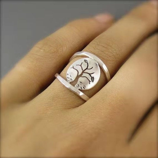 sengpan New Ring Tree of Life Ring Simple Fashion Ring Holiday Gift