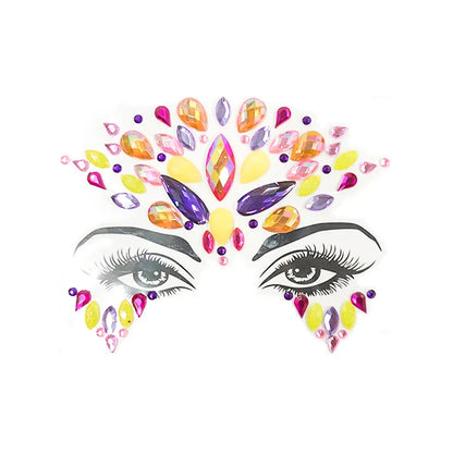 sengpan Rhinestones for Face Glitter for Face Stickers on Face Temporary Tattoos for Women Temporary Tattoos Fake Tattoo Tattoo Sticker