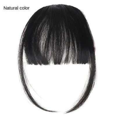 sengpan Fake Air Bangs Hair Styling Tools Hair Clip-In Extension Synthetic Hair Fake Fringe Natural False Hairpiece Women Clip In Bangs