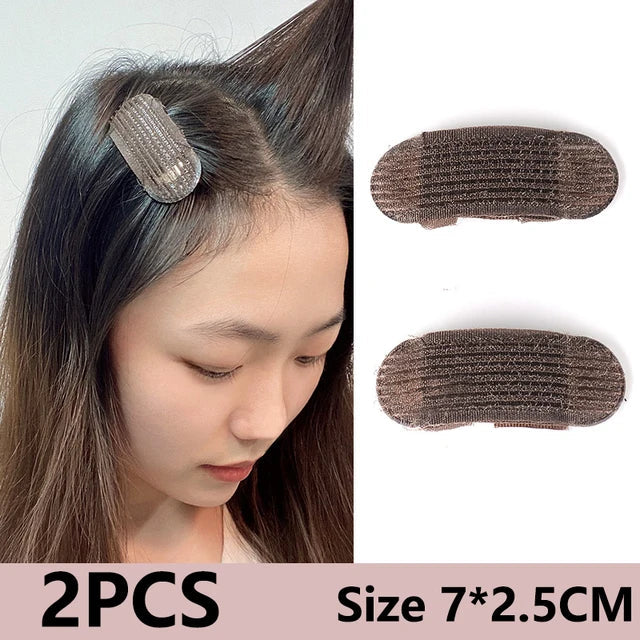 sengpan Puff Hair Head Cushion Invisible Fluffy Hair Clip Pad Sponge Pins Bun Bump Volume Hair Base for Women Girls Hair Accessory