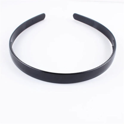 sengpan Black Metal Wavy Headband Men Women's Hair Band Head Hoops Bands Headwear Sport Headbands Hairband Bangs Holder Hair Accessories