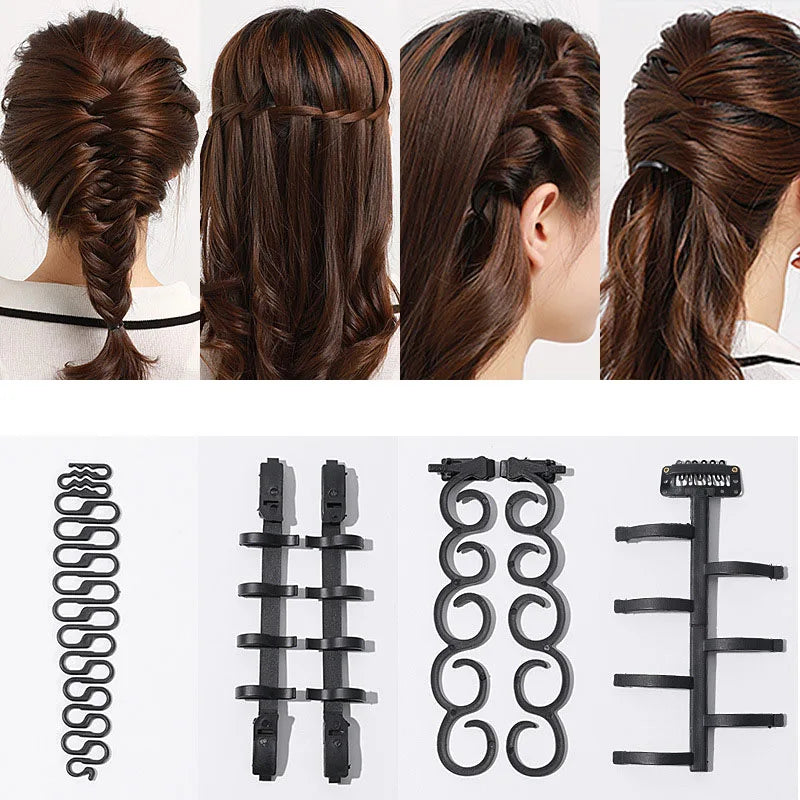 Lianfudai New Plastic Lady French Hair Braiding Tool Hair Twist Braider Easy To Use DIY Accessories Fashion Salon Women Braider Maker