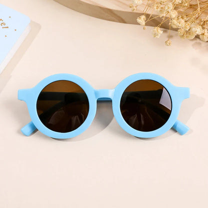 sengpan 12 Colors Fashion Cute Round Frame Sunglasses UV400 For Kids Baby Boys Girls Children Lovely Sun Glasses Sun Shade Eyewear