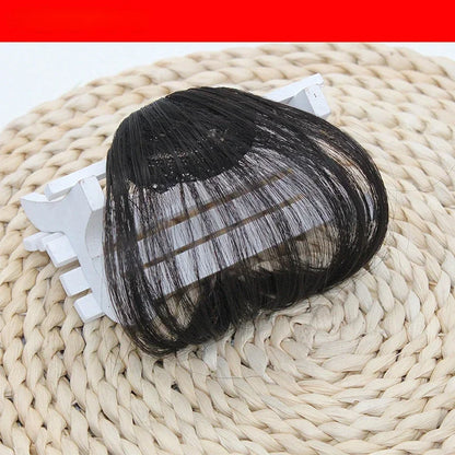 sengpan Fake Air Bangs Hair Styling Tools Hair Clip-In Extension Synthetic Hair Fake Fringe Natural False Hairpiece Women Clip In Bangs