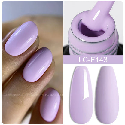 sengpan 8ML Clear Non Stick Hand Solid Extension Nail Gel Polish Carving Flower Nail Art Construction UV Gel Acrylic Varnishes