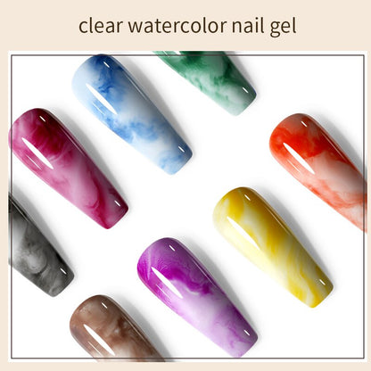 sengpan Blossoming Gel Nail Polish 15ml Clear Watercolor Transparent Nail Art Design Soak Off UV LED All For Manicure Gel