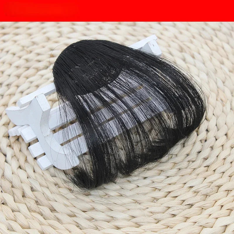 sengpan Fake Air Bangs Hair Styling Tools Hair Clip-In Extension Synthetic Hair Fake Fringe Natural False Hairpiece Women Clip In Bangs