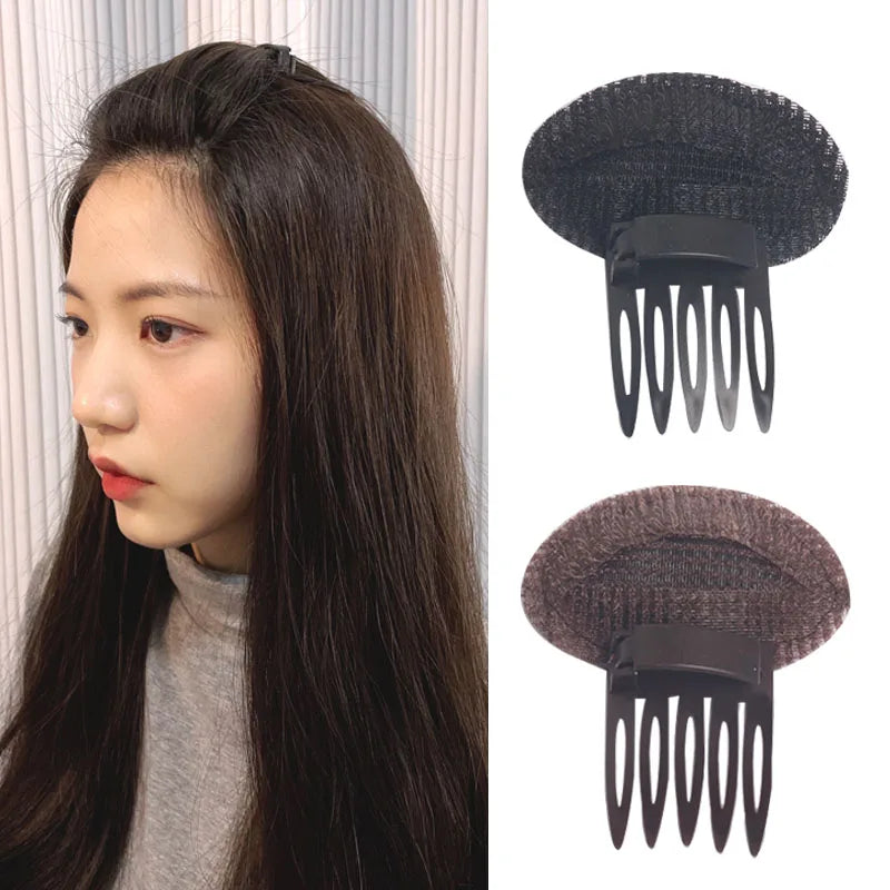 sengpan Puff Hair Head Cushion Invisible Fluffy Hair Clip Pad Sponge Pins Bun Bump Volume Hair Base for Women Girls Hair Accessory