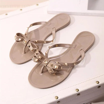 NEW BRAND Sandals WOmen Summer Fashion Beach shoes,Flip-flops jelly Casual sandals,flat bottomed slippers, Beach Shoes