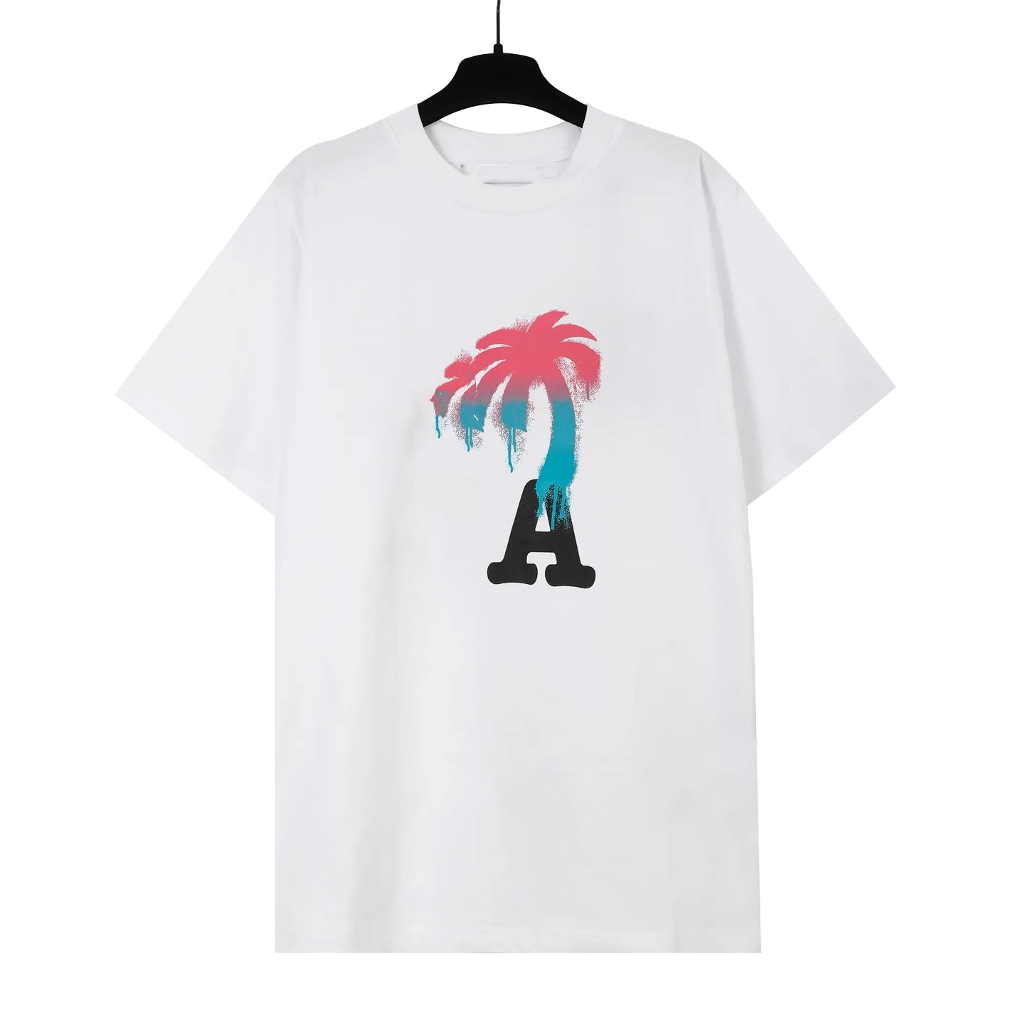 Angel T Shirt Designer Clothing Spray Letter Sleeve Spring Summer Mini Tide Man Woman Tee Maglietta Angels