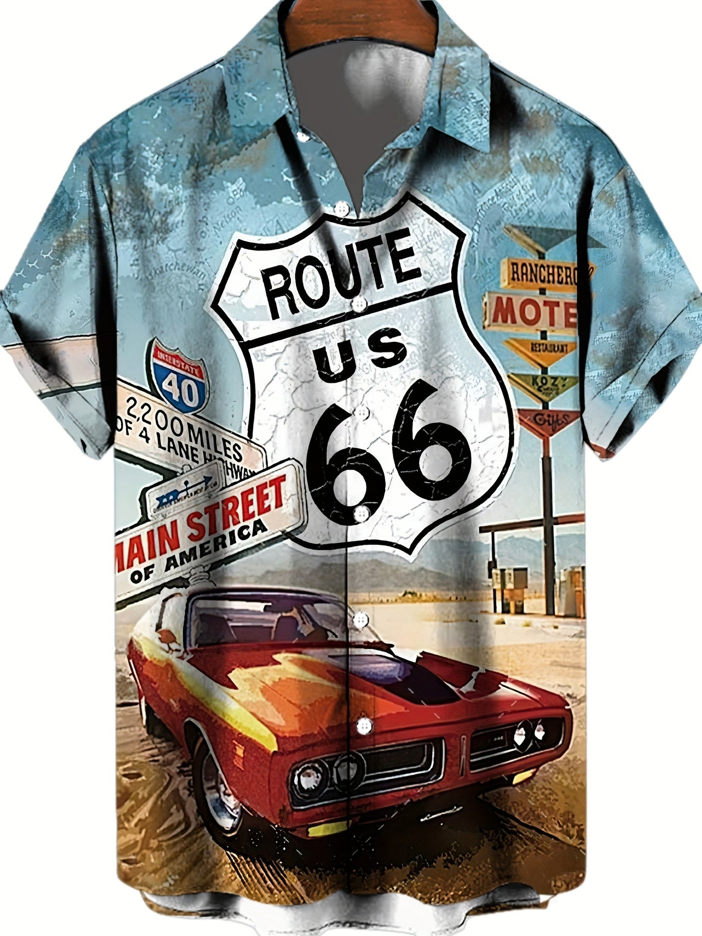 Mens Trendy 3D Print V-neck Shirts - Comfortable Short Sleeve Button Downs for Summer - Eye-Catching Graphic Casual Tops with Unique Pajama Style