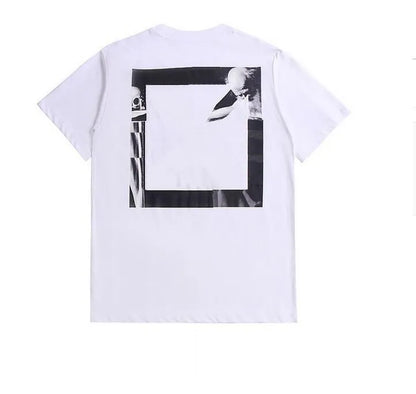 Men's T-shirts Summer t Shirt Mens Womens Designersoff Loose Tees Tops Man Casual Luxurys Clothing Streetwear Shorts Sleeve Polos Tshirts Sizes-xl Offs White