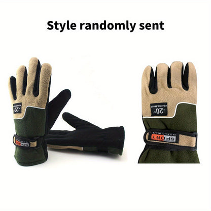 Thermal Waterproof Touch-Screen Winter Gloves for Men and Women - Insulated, Warm, and Durable for Cold Weather Outdoor Sports and Activities - Perfect for Skiing, Snowboarding, Hiking, and More