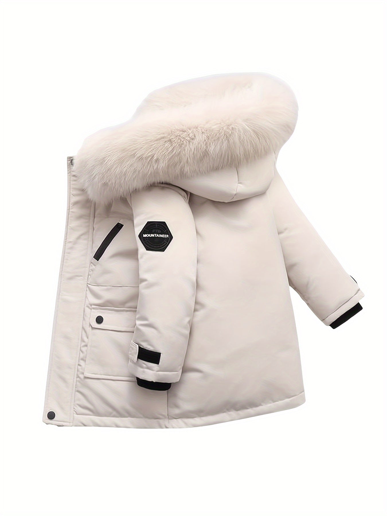 YOTUOKA Children's Winter Jacket For Children Snowproof Warm Down Jacket Outdoor & Hoodie Boys & Girls, Children's Down Jacket Medium Length Men's Treasure Winter Thickening, New Clothes For Christmas, Boys' Down Jacket And Coat