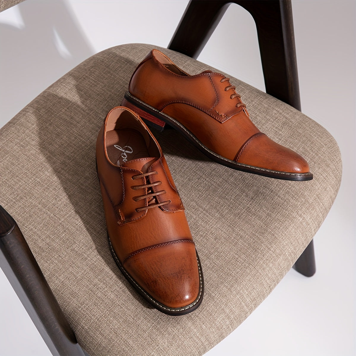 Premium Mens Classic Derby Oxford Dress Shoes - Durable, Comfortable, and Stylish for Formal Business Wear - Perfect for Work and Special Occasions