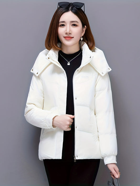 Thickened Hooded Down Jacket for Women - Winter Windproof Down Jackets with Fashionable Design and Outdoor Functionality - New Arrival for Cold Weather