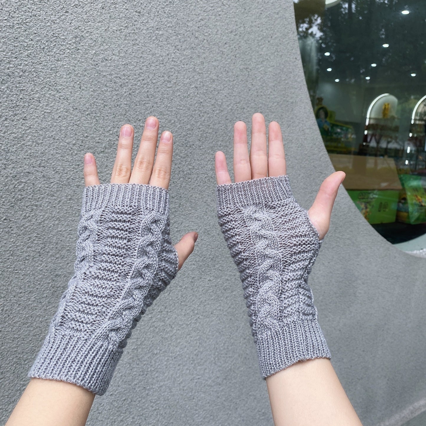 Thermal Fingerless Knit Long Gloves for Women - Soft, Warm, and Cozy Hand Warmers for Cold Winter Days - Fashionable Winter Accessories for Outdoor Activities