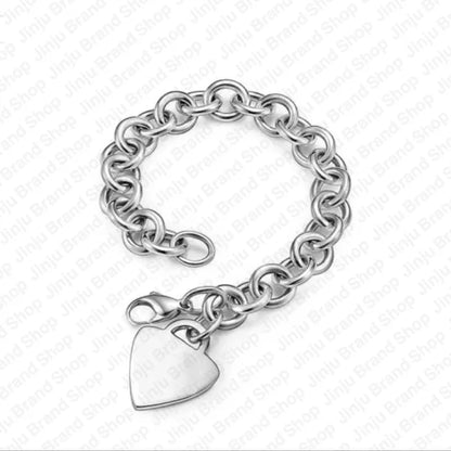 fine sterling silver jewelry 925 bracelet designer charm bracelet Hearts Girlfriend Lady gift luxury braclets bracelet designer for woman bracelets free shipping