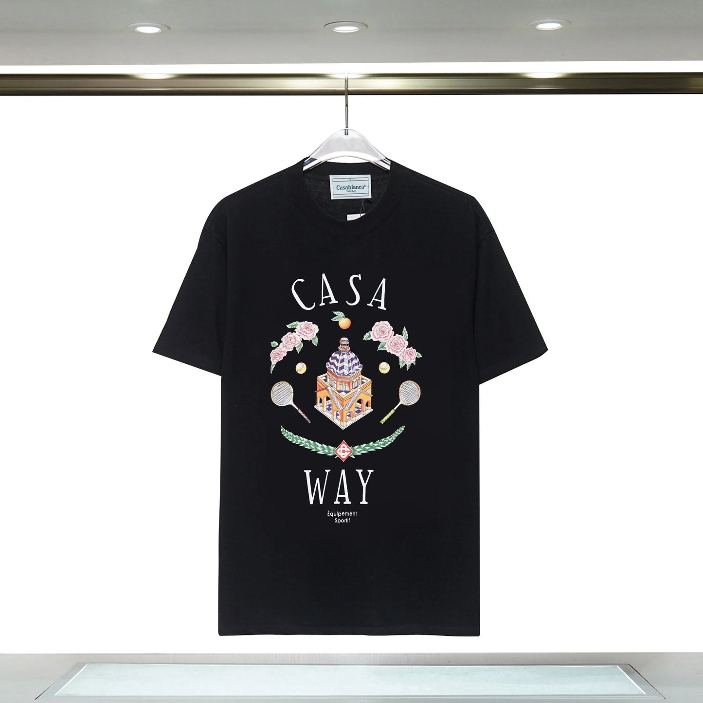 Designer T Shirt fashion women/men Casa Blanca Women T Shirt Luxe Oversized Casablanc Shirt o-Neck Cotton Short Sleeve Letter Tees 001