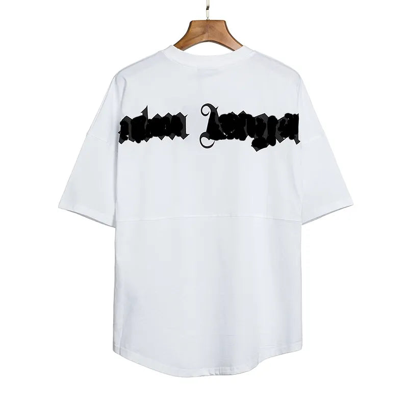 Angel T Shirt Designer Clothing Spray Letter Sleeve Spring Summer Mini Tide Man Woman Tee Maglietta Angels