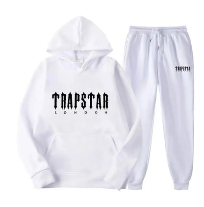 Mens hoodie Trapstar tracksuit and shooters tracksuit rainbow hoodedEmbroidery Plush Letter Decoration Thick sportswear men and women sportswear suit trousers