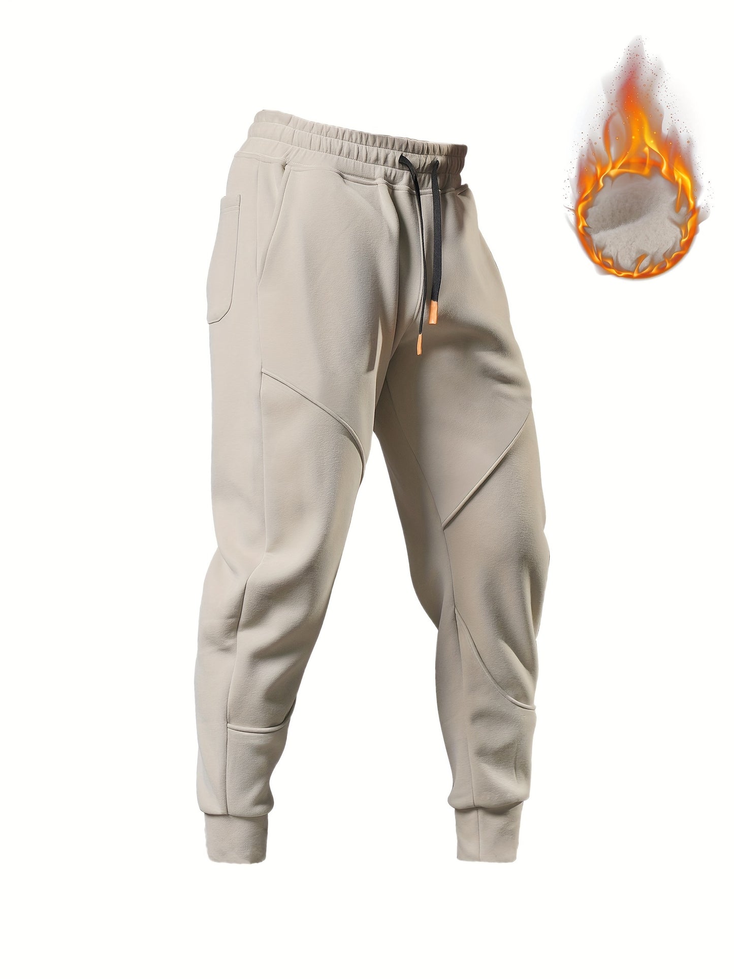 Men's Winter-Ready Fleece Joggers – Soft, Stretchy, & Durable Drawstring Sweatpants for Active Comfort