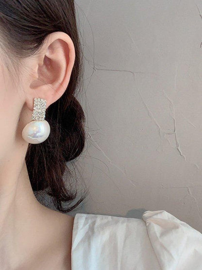 sengpan 2024 New Large Pearl Earrings