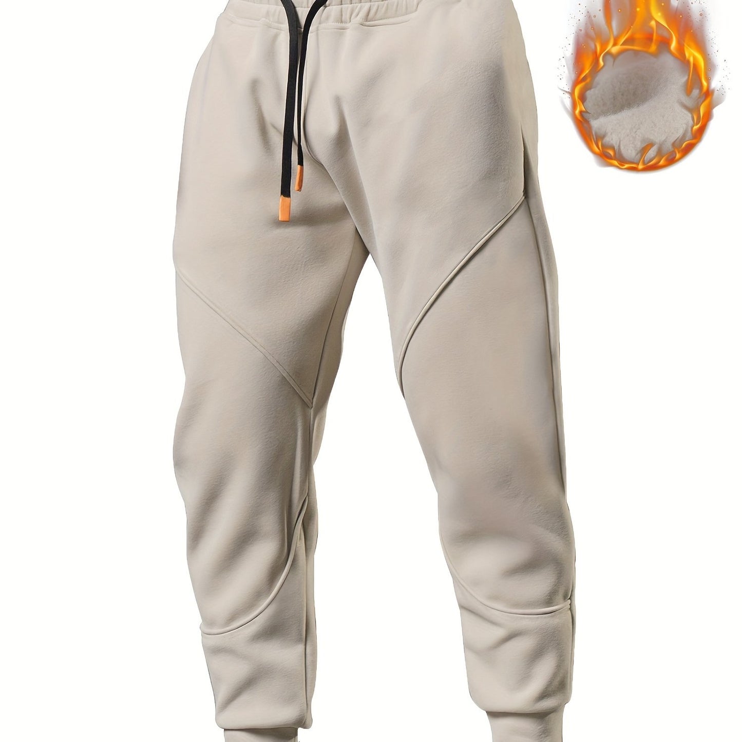 Men's Winter-Ready Fleece Joggers – Soft, Stretchy, & Durable Drawstring Sweatpants for Active Comfort