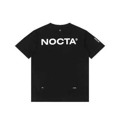 Men's T-Shirts Nocta functional draw short sleeve 100% Cotton T-shirt white outdoor round neck men's and women's tee printing leisure spring summer new