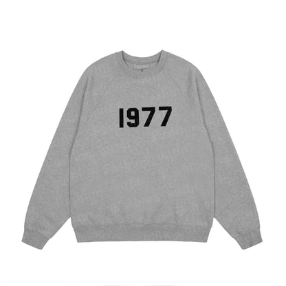 Fashion Fog Hoodie 1977 ESS Hoodies Mens Womens Pullover Hip Hop Tracksuit Oversized Sweatshirts Pants Set Casual Ladys Jumpers essentialsweatshirts Hoody