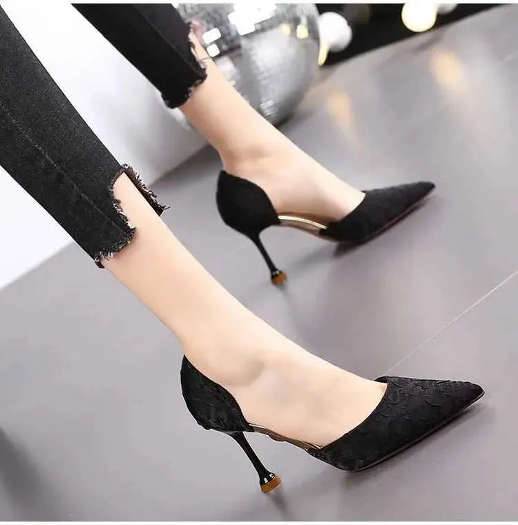 Dress Shoes New Pointed Toe Sexy Stiletto High Heels Women Shoe Heel Woman Womens Loafers Scarpe H240527