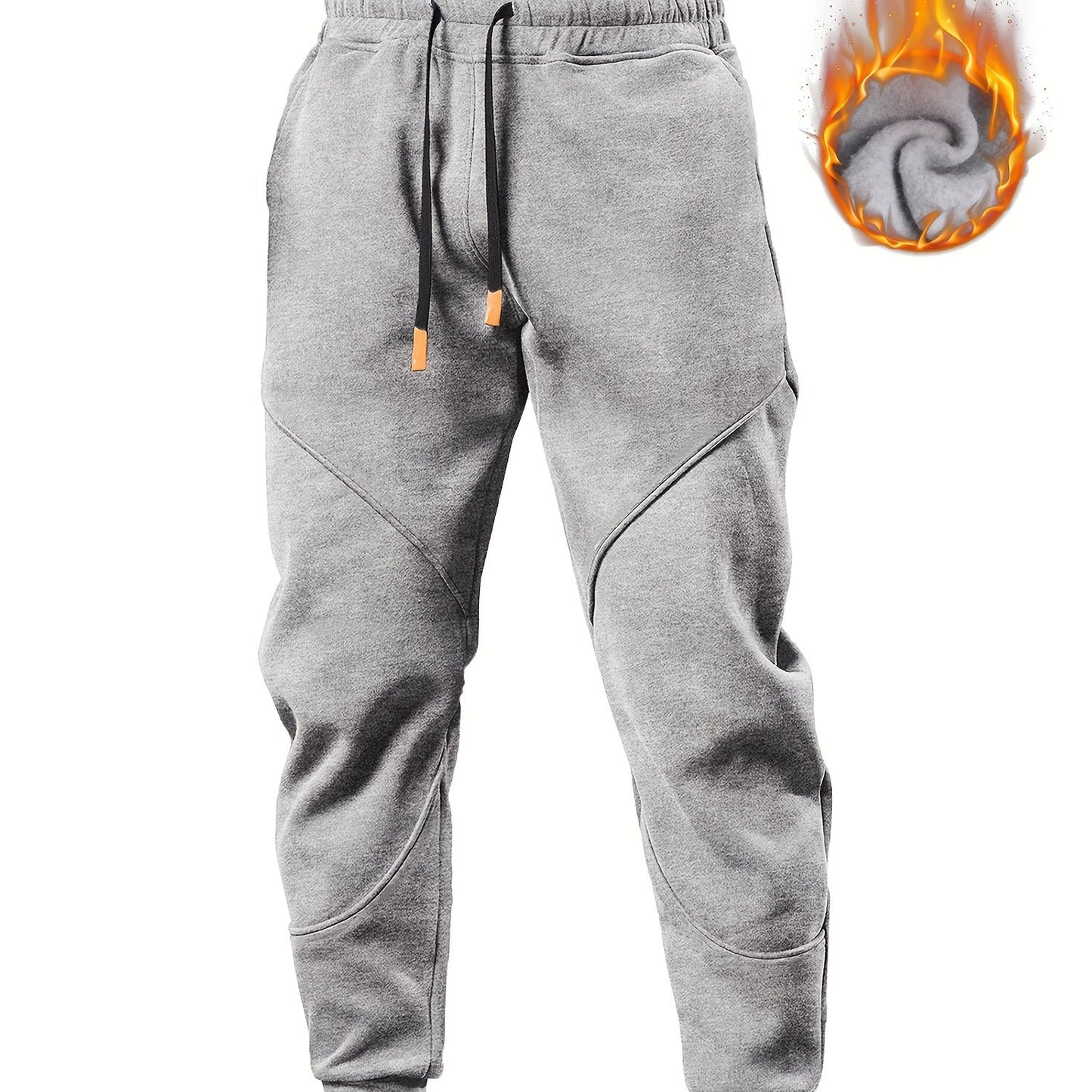 Men's Winter-Ready Fleece Joggers – Soft, Stretchy, & Durable Drawstring Sweatpants for Active Comfort