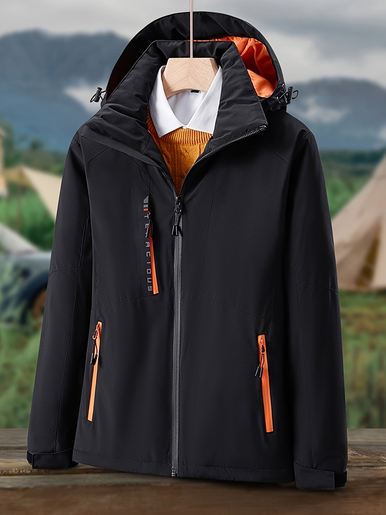 Womens Ultra-Durable Waterproof Hooded Jacket - Windproof, Insulated, Ideal for Outdoor Sports & Winter Adventures - Stylish, Comfortable Activewear