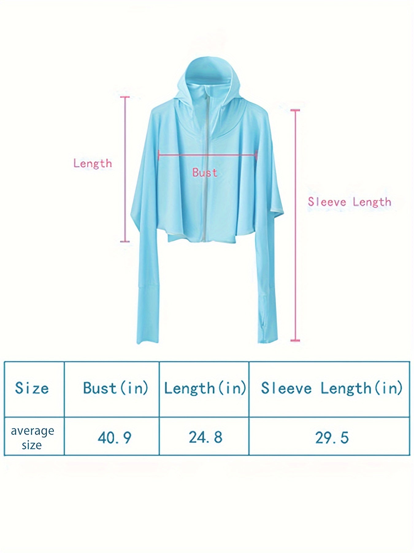 Women's Outdoor Sunsuit, Solid Color Cycling Hooded Sun Protection Jacket, Long Sleeve Coat