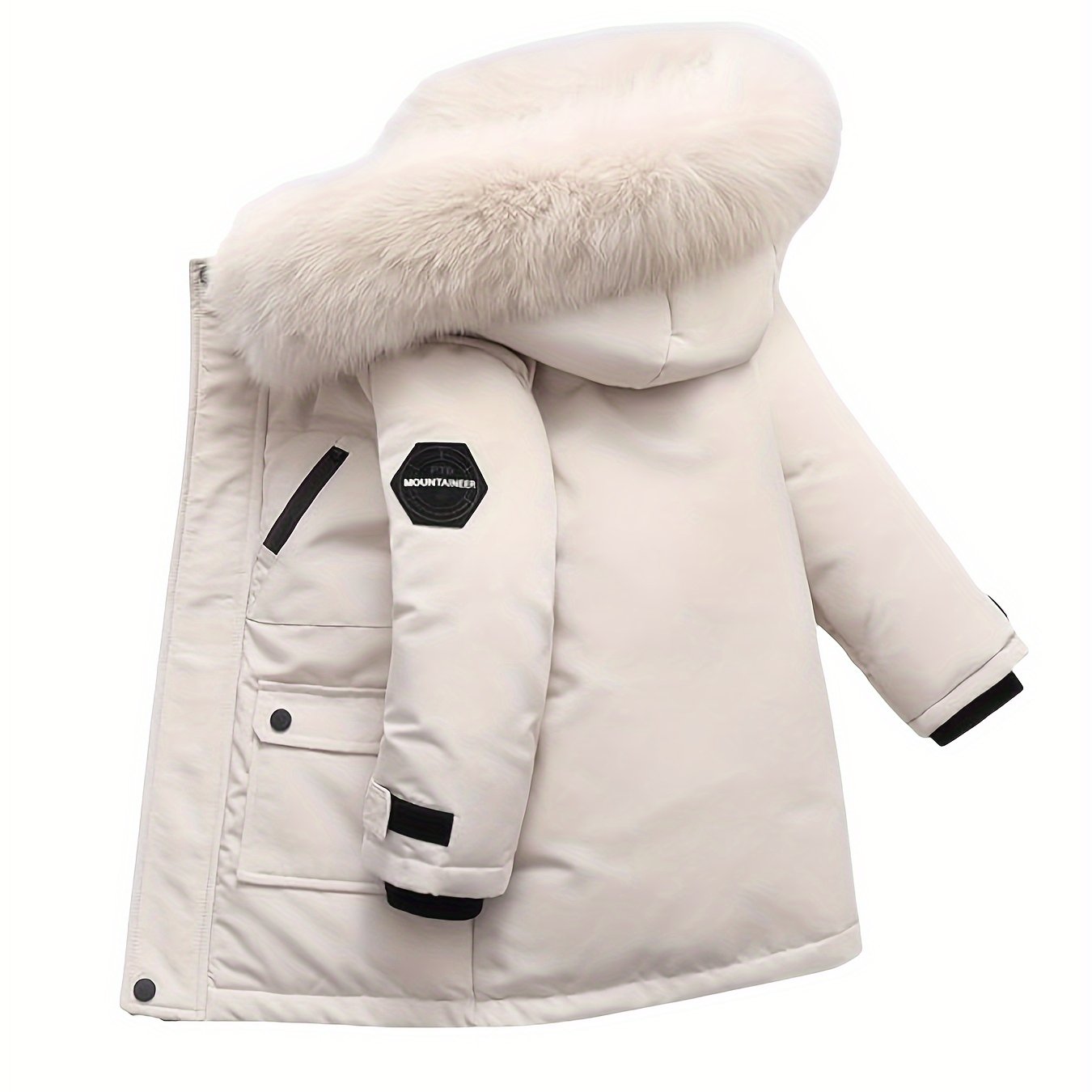 YOTUOKA Children's Winter Jacket For Children Snowproof Warm Down Jacket Outdoor & Hoodie Boys & Girls, Children's Down Jacket Medium Length Men's Treasure Winter Thickening, New Clothes For Christmas, Boys' Down Jacket And Coat