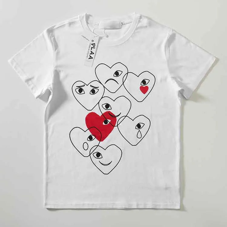 Mens t shirt designer shirts cdg tshirt men women Casual tee Loose play t shirts Trendy Garment designer t-shirts us size s-xxl