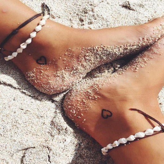 sengpan Christmas wishlist Anklets for Women shell Foot Jewelry Summer Beach Barefoot Bracelet ankle on leg Ankle strap Bohemian Accessories