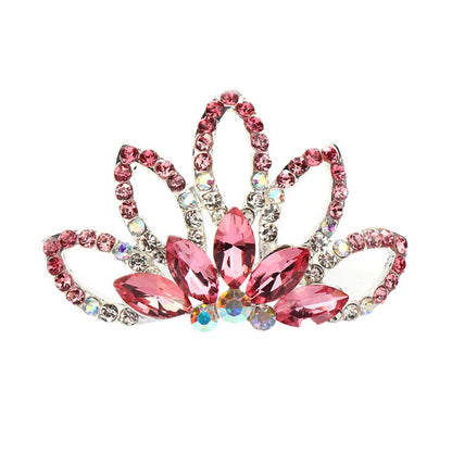 sengpan Christmas gifts ideas Princess Crown Hair Comb Mini Cute Tiaras Multicolor Headwear Girls Kids Hair Jewelry Birthday Party Gift